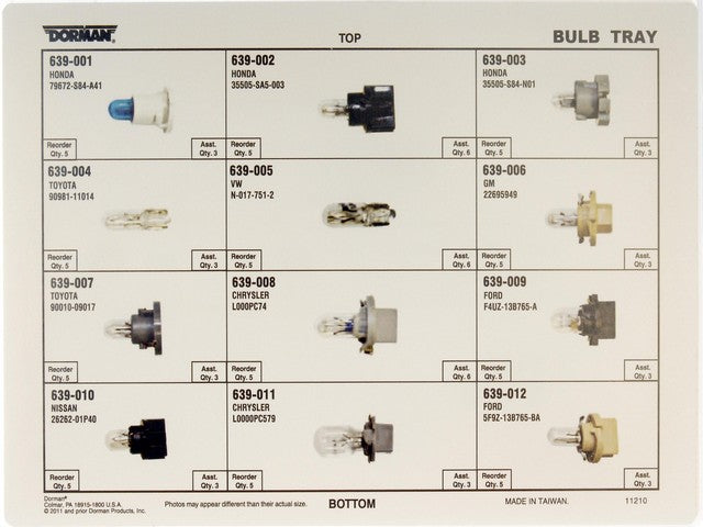 Multi Purpose Light Bulb Kit Dorman-OE Solutions 030-401