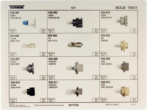 Multi Purpose Light Bulb Kit Dorman-OE Solutions 030-401