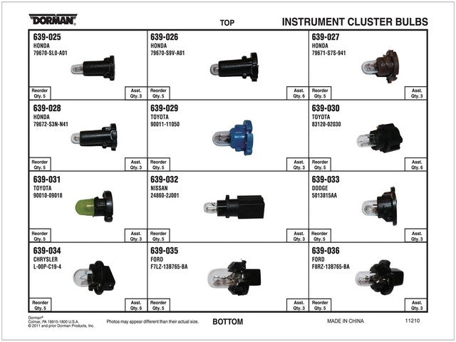 Multi Purpose Light Bulb Kit Dorman-OE Solutions 030-402