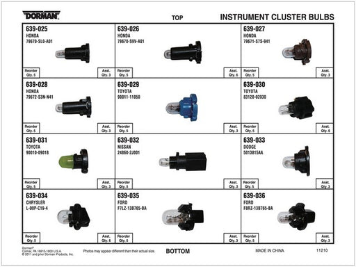 Multi Purpose Light Bulb Kit Dorman-OE Solutions 030-402