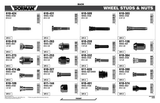 Wheel Hardware Assortment Dorman-AutoGrade 050-160