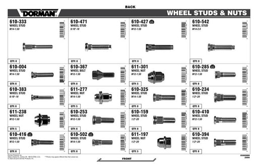 Wheel Hardware Assortment Dorman-AutoGrade 050-800