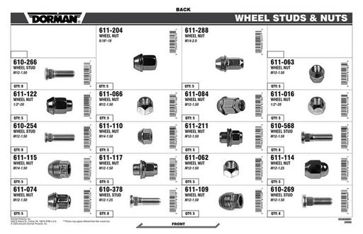 Wheel Hardware Assortment Dorman-HD Solutions 060-8000