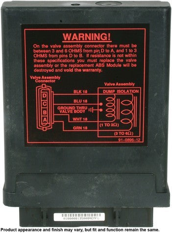 ABS Control Module Cardone 12-1000