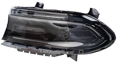 Driver Side Halogen Headlight Assembly – With LED Daytime Running Lamp – Without Logo