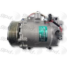 A/C Compressor; 2.4L L4; TRSE09; 7 Groove Pulley