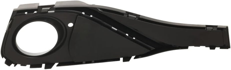 Front Driver Side Fog Light Bezel; Without M-Package; For Luxury and Sport; Closed Grid; Text Black