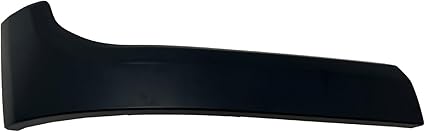 Passenger Side Headlight Molding – Lower – Black/Paint to Match – Made of Plastic