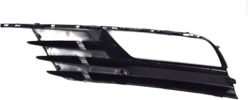 Passenger Side Fog Light Bezel; Without S-Line; Black