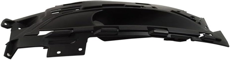 Driver Side Fog Light Bezel – For Round Halogen Fogs – Satin Black Plastic – For Use Without Adaptive Cruise