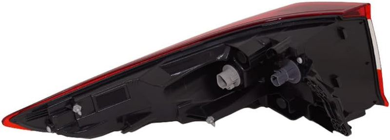 Passenger Side Outer LED Tail Light Assembly; Without Logo