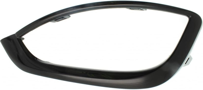 Front Passenger Side Fog Light Trim – Except L/LX Models – Black Primer – Made of ABS Plastic