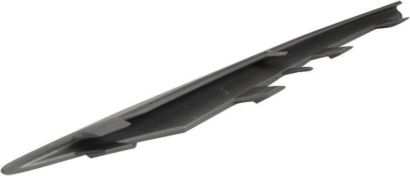 Driver Side Fog Light Insert Trim; Silver; Without M