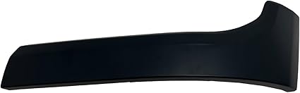 Driver Side Headlight Molding – Lower – Black/Paint to Match – Made of Plastic