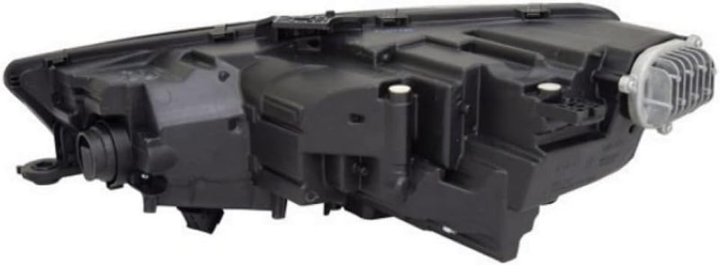 Passenger Side HID Headlight Lens and Housing; With Square Projector