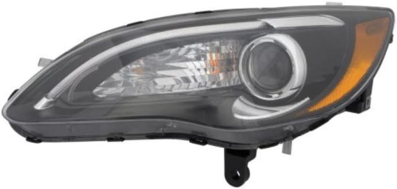Driver Side Halogen Headlight Assembly – For S Model with 3rd Design – Black
