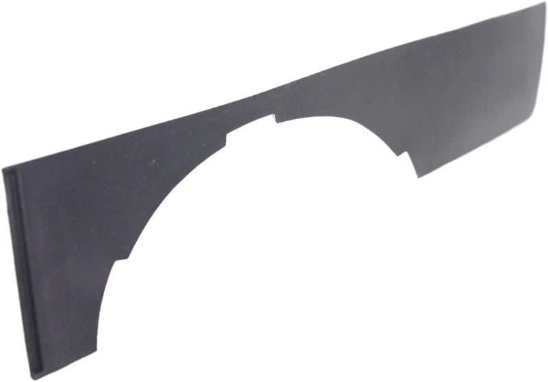Driver Side Fog Light Upper Trim; Without Sport Package; Matte-Black