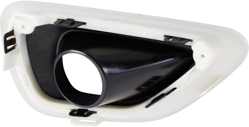Front Driver Side Fog Light Bezel – For Overland/Laredo/Limited Models – Textured Silver Finish