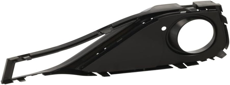 Front Passenger Side Fog Light Bezel; Without M-Package; For Luxury and Sport; Open Grid; Text Black