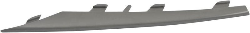 Driver Side Fog Light Insert Trim; Silver; Without M