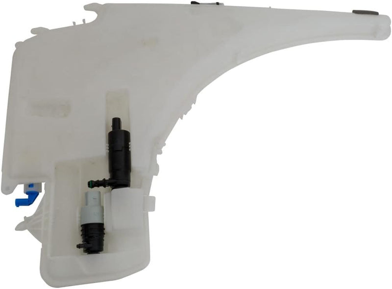 Washer Fluid Reservoir; With Headlamp Washer; Includes Inlet/Cap/Washer Pump/HL Pump/Sensor
