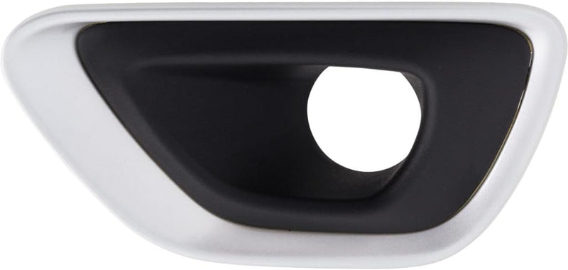 Front Driver Side Fog Light Bezel – For Overland/Laredo/Limited Models – Textured Silver Finish