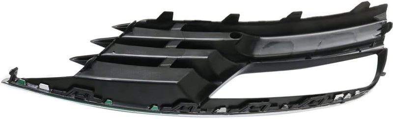 Driver Side Fog Light Bezel; Without S-Line; Black