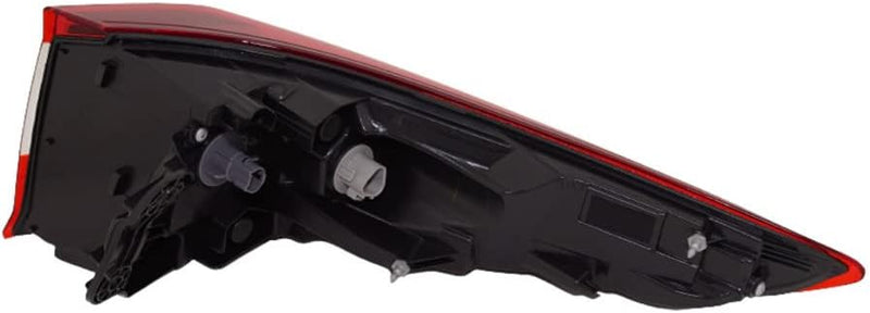 Driver Side Outer LED Tail Light Assembly; Without Logo