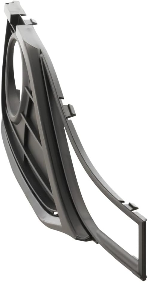 Front Passenger Side Fog Light Bezel; Without M-Package; For Luxury and Sport; Open Grid; Text Black