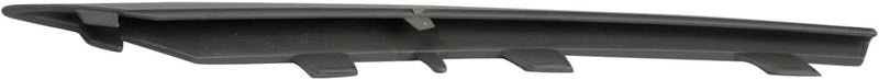 Driver Side Fog Light Insert Trim; Silver; Without M