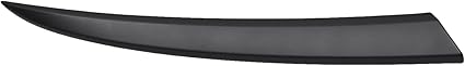 Passenger Side Headlight Molding – Prime Black Finish – Made of Plastic