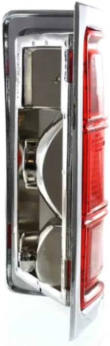 Passenger Side Tail Light Lens – With Chrome Trim