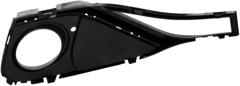 Front Driver Side Fog Light Bezel; Without M-Package; For Luxury and Sport; Open Grid; Text Black