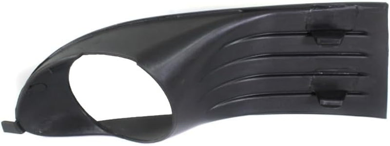 Driver Side Front Fog Light Bezel – Textured – With 1-Piece Bumper