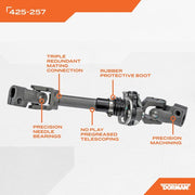 Steering Shaft Dorman-OE Solutions 425-257