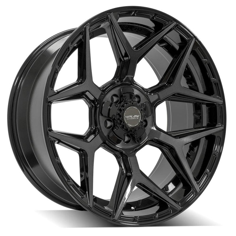 Wheel 4PLAY Gen3 4P06 22x10 5x5in & 5x5.5in -18et in Brushed Black
