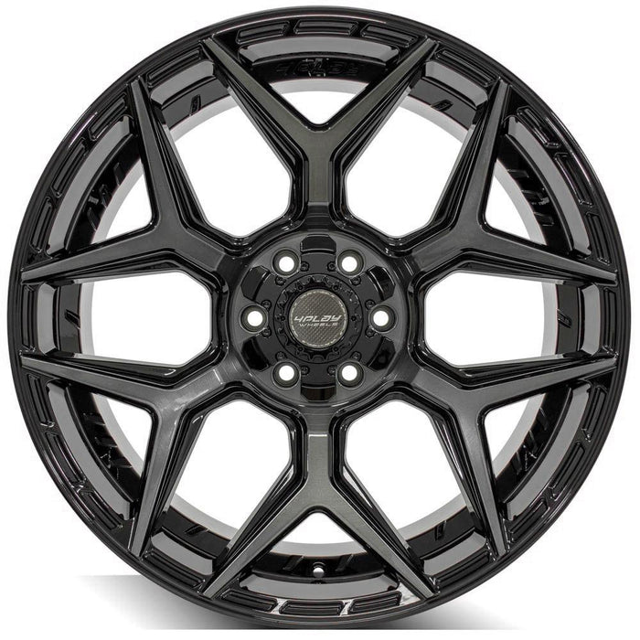Wheel 4PLAY Gen3 4P06 22x10 6x135mm & 6x5.5in -18et in Brushed Black