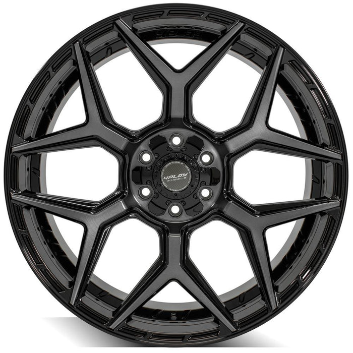 Wheel 4PLAY Gen3 4P06 24x10 6x135mm & 6x5.5in +18et in Brushed Black