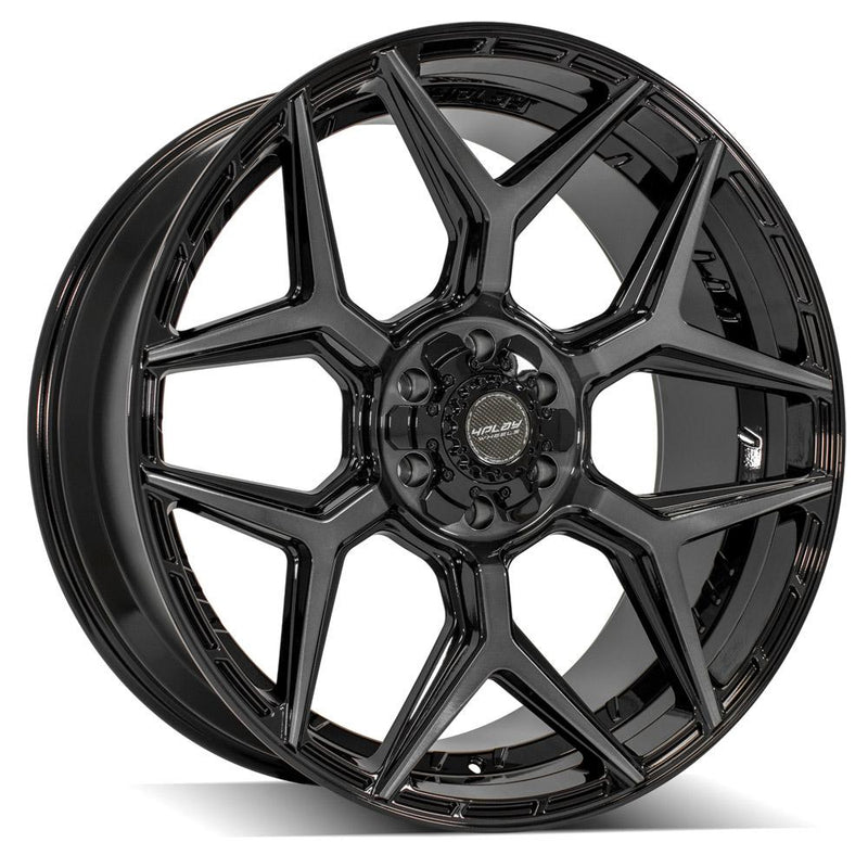 Wheel 4PLAY Gen3 4P06 24x10 6x135mm & 6x5.5in +18et in Brushed Black