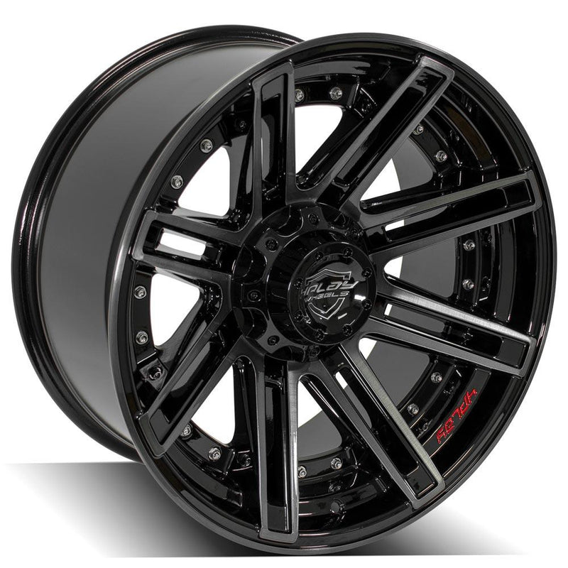 Wheel 4PLAY Gen2 4P08 20x10 6x135mm & 6x5.5in -18et in Brushed Black
