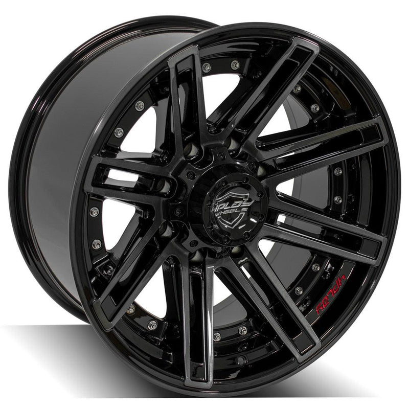 Wheel 4PLAY Gen2 4P08 20x10 8x180mm -24et in Brushed Black