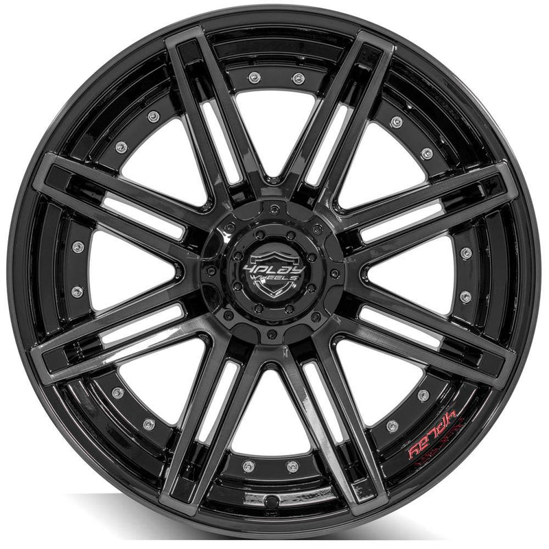 Wheel 4PLAY Gen2 4P08 22x10 6x135mm & 6x5.5in -18et in Brushed Black