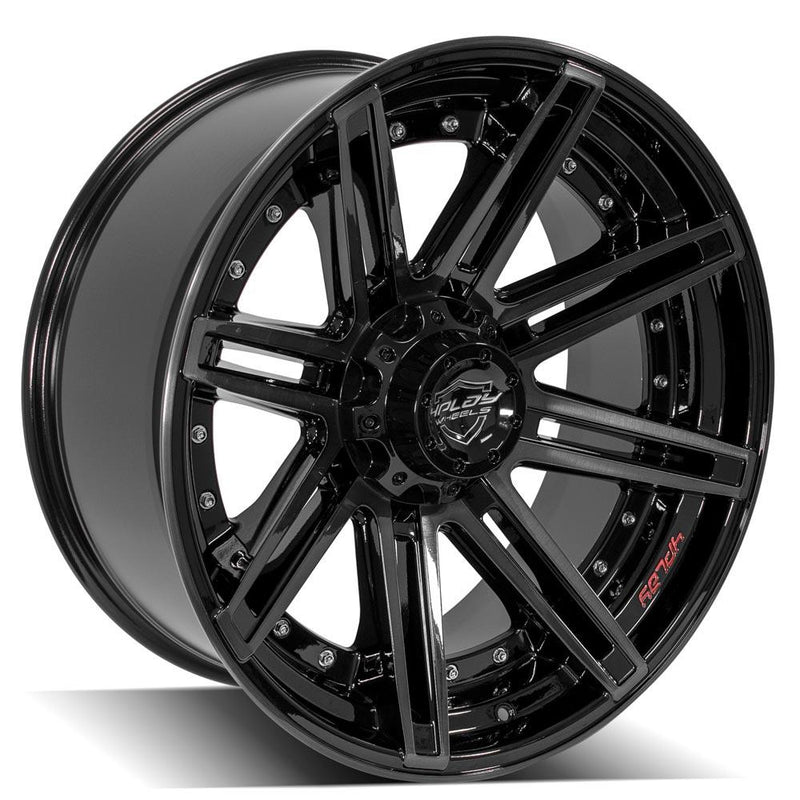 Wheel 4PLAY Gen2 4P08 22x10 6x135mm & 6x5.5in -18et in Brushed Black