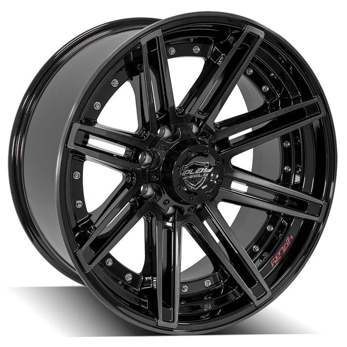 Wheel 4PLAY Gen2 4P08 22x10 8x6.5in -24et in Brushed Black