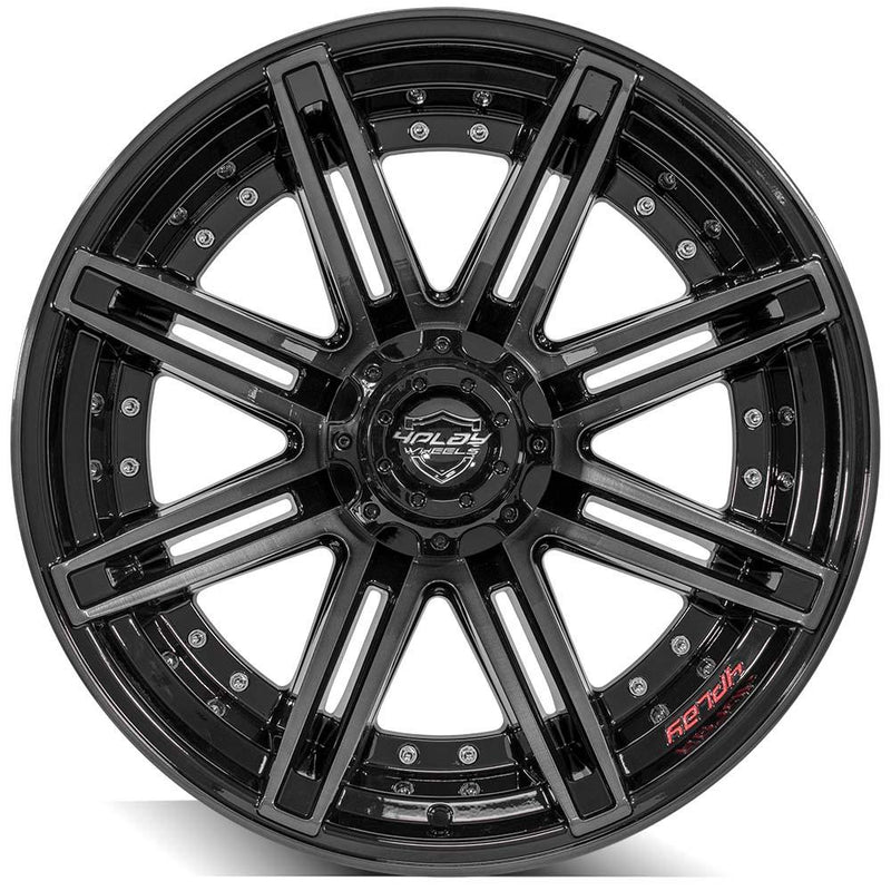 Wheel 4PLAY Gen2 4P08 22x12 6x135mm & 6x5.5in -44et in Brushed Black