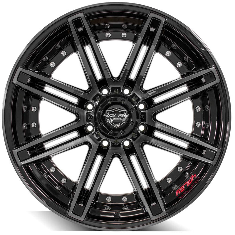 Wheel 4PLAY Gen2 4P08 22x12 8x170mm -44et in Brushed Black