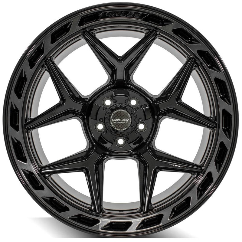 Wheel 4PLAY Gen3 4P55 22x12 5x5in & 5x5.5in -44et in Brushed Black