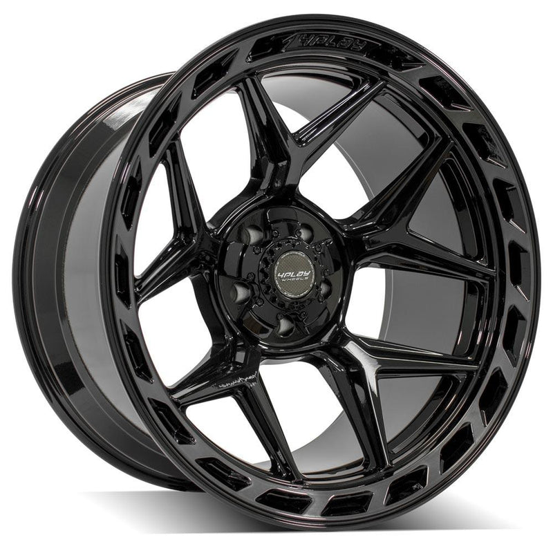 Wheel 4PLAY Gen3 4P55 22x12 5x5in & 5x5.5in -44et in Brushed Black