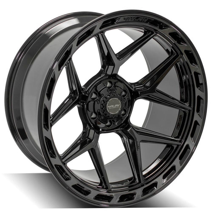 Wheel 4PLAY Gen3 4P55 24x12 6x135mm & 6x5.5in -44et in Brushed Black