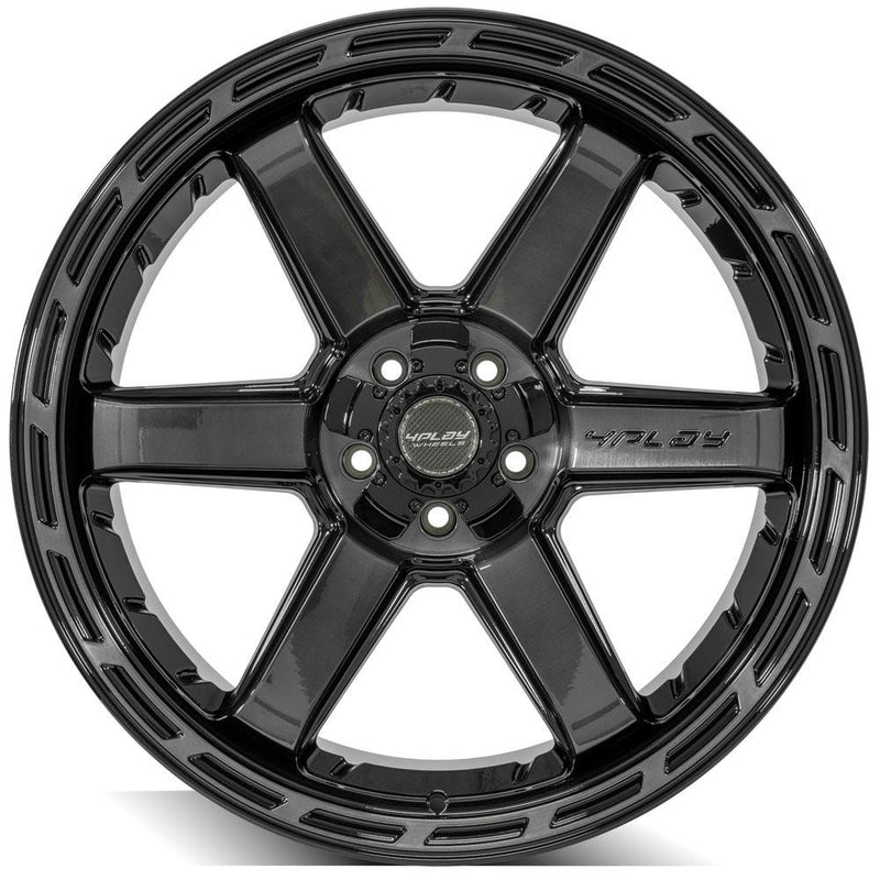 Wheel 4PLAY Gen3 4P63 22x10 5x5in & 5x5.5in -18et in Brushed Black
